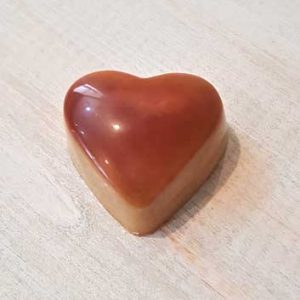 Marbled Caramel Heart